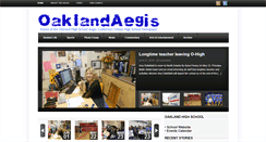 Desktop Screenshot of oaklandaegis.com